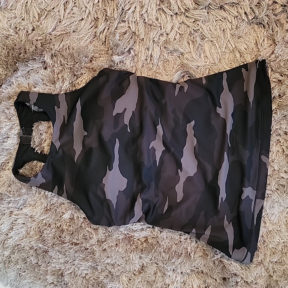 Athleta Camo Tank Sports Bra